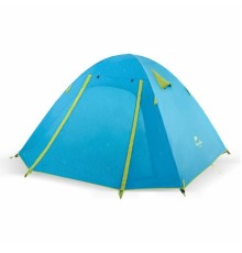 Палатка Naturehike 210T65D  NH18Z022-P двухместная голубая, 6927595729595