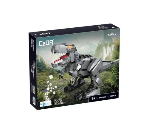 Радиоуправляемый конструктор CADA динозавр T-Rex (701 детали)