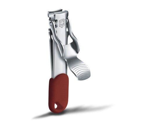 Книпсер VICTORINOX с отверстием для шнурка, сталь, красный, в блистере