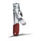 Книпсер VICTORINOX с отверстием для шнурка, сталь, красный, в блистере