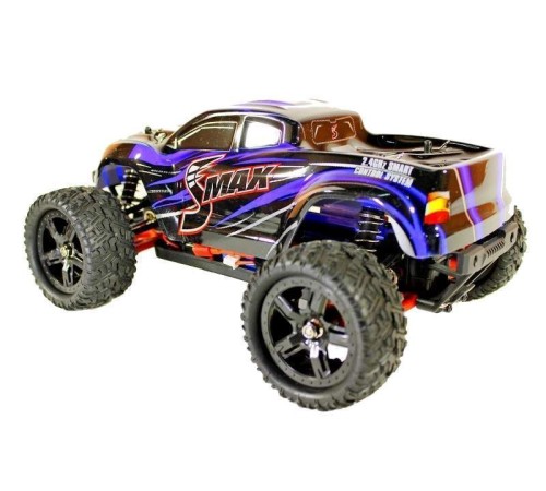 Радиоуправляемый монстр Remo Hobby SMAX Brushless UPGRADE (синий) 4WD 2.4G 1/16 RTR
