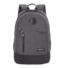 Рюкзак WENGER 13'', cерый, ткань Grey Heather/ полиэстер 600D PU , 32х16х45 см, 22 л