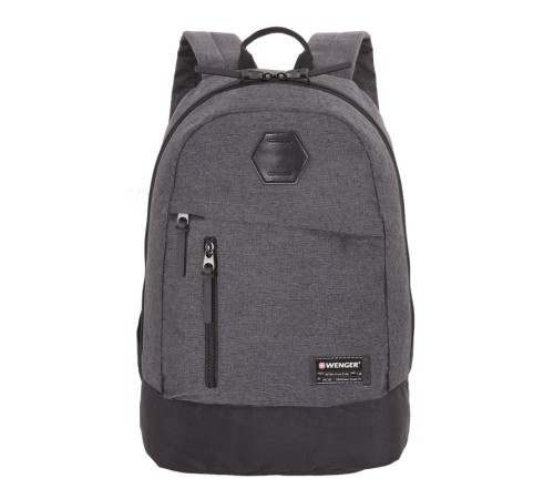 Рюкзак WENGER 13'', cерый, ткань Grey Heather/ полиэстер 600D PU , 32х16х45 см, 22 л
