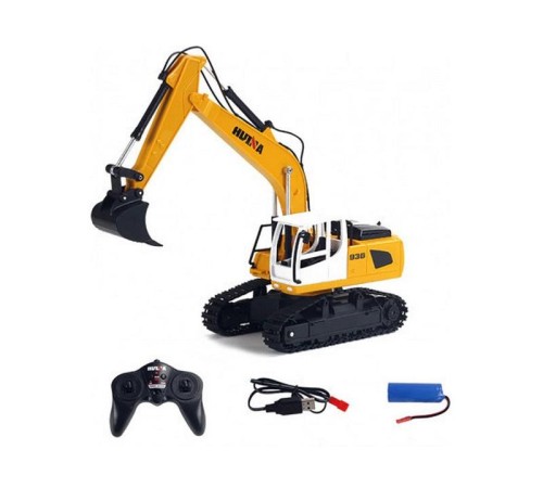Радиоуправляемый экскаватор HUI NA TOYS 2.4G 6CH (дальность 8 м) 1/24 RTR