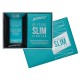 Зажигалка 65th Anniversary Zippo Slim® с покрытием Black Ice®, латунь/сталь, чёрная, 29x10x60 мм