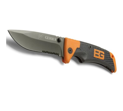 Нож Gerber Bear Grylls Scout, серрейторное, блистер, (1013958), 31-000754