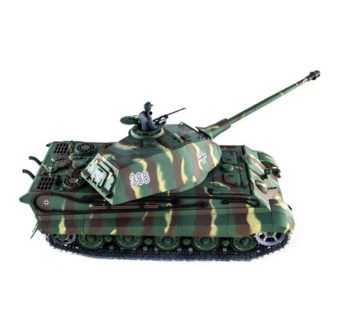 Радиоуправляемый танк Heng Long King Tiger (башня Porsche) Professional V6.0  2.4G 1/16 RTR