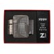 Зажигалка ZIPPO Armor™ Wolf  с покрытием High Polish Black Ice®, латунь/сталь, чёрная, 38x13x57 мм