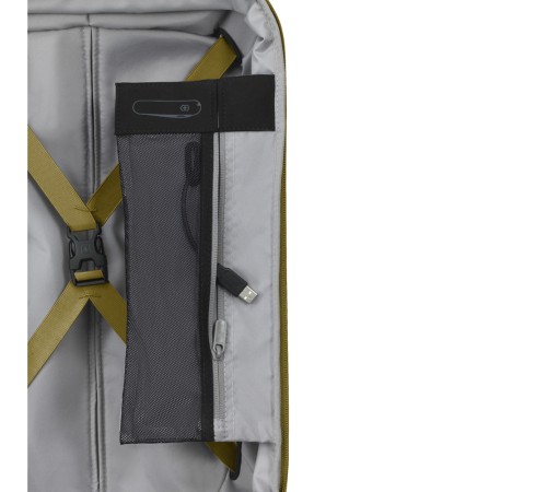 Чемодан VICTORINOX Connex, горчичный, 100% поликарбонат Makrolon, 40x20x55 см, 34 л