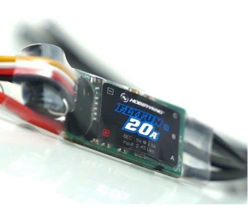 Бесколлекторный регулятор Hobbywing Flyfun-20A-V5 (20A-30A, Aircraft)