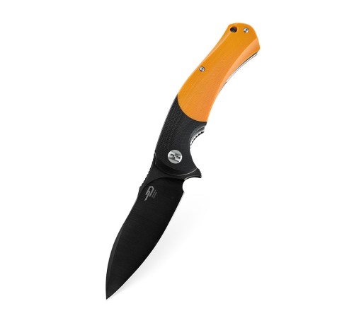Нож Bestech Penguin сталь D2, рукоять G10 черно-оранжевая