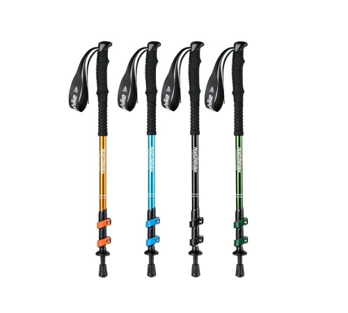 Палка Треккинговая Naturehike ST01 6061 AL NH17D001-Z  с 3 узлами женские 57-120 золотые, 6927595720257