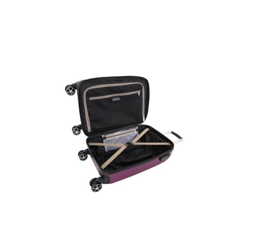Чемодан SWISSGEAR TALLAC, фиолетовый, АБС-пластик, 35 x 25 x 55 см, 37 л
