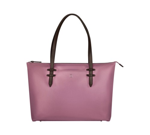 Сумка VICTORINOX Victoria Deluxe Business Tote, пурпурно-розовая, нейлон/кожа, 47x15x31 см, 16 л