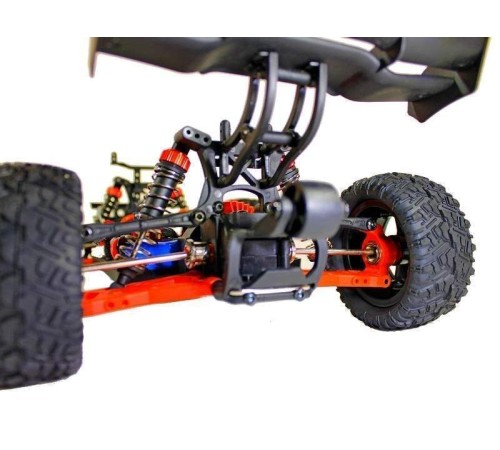 Радиоуправляемая трагги Remo Hobby S EVO-R Brushless UPGRADE (красный) 4WD 2.4G 1/16 RTR