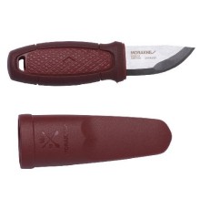 Нож Morakniv Eldris, нержавеющая сталь, цвет красный, ножны, шнурок, огниво, 13524