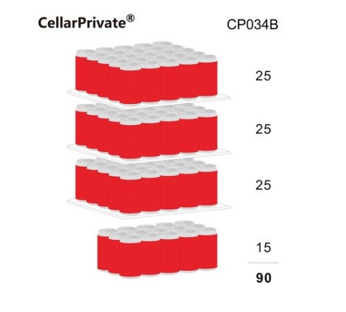 Мини-бар, универсальный холодильник Cellar Private CP034B