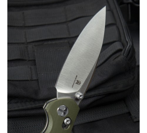 Нож Bestechman Ronan сталь 14C28N, рукоять G10 зеленая