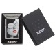 Зажигалка ZIPPO Gold Design с покрытием High Polish Chrome, латунь/сталь, серебристая, 38x13x57 мм