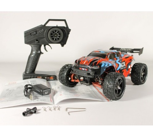 Радиоуправляемая трагги Remo Hobby S EVO-R Brushless UPGRADE V2.0 (красный) 4WD 2.4G 1/16 RTR