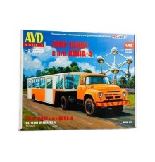 Сборная модель AVD ЗИЛ-130В1 с п/п АППА-4