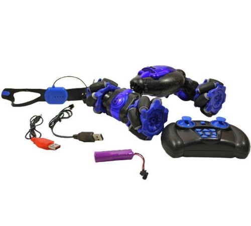Р/У машинка перевертыш Hyper 1827-5, дрифтовые колеса, управление рукой, 4WD 2.4G RTR
