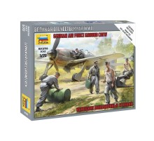 Сборные солдатики ZVEZDA Немецкие авиатехники, 1/72
