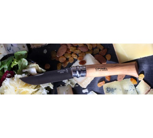 Нож Opinel №9,  нержавеющая сталь, рукоять из дерева бука, 001083