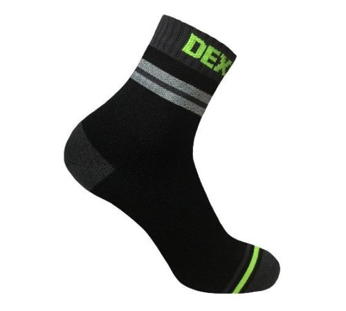 Водонепроницаемые носки DexShell Pro visibility Cycling S (36-38) Серая полоска, DS648GRYS