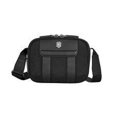 Сумка через плечо компактная VICTORINOX Architecture Urban2 Compact Crossbody Bag, черный, полиэстер/кожа, 22x6x16 см, 2 л