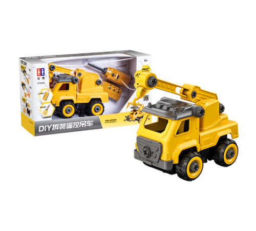 Радиоуправляемый кран Double Eagle, разборный с отверткой 1/26 2.4G RTR