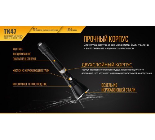 Фонарь Fenix TK47