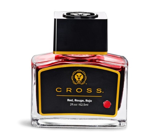 Флакон с чернилами Cross для перьевой ручки, красный, 62,5 мл