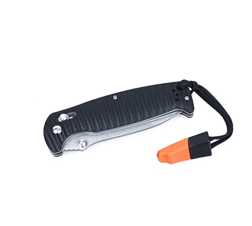 Нож Ganzo G7412P-WS черный, G7412P-BK-WS