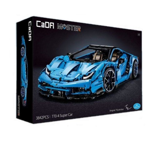 Конструктор CADA Lamborghini Centenario 770-4 (3842 детали)