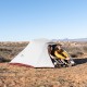 Палатка Naturehike Cloud Up NH18T030-T 20D трехместная сверхлегкая с ковриком, светло-серый, 6927595730614