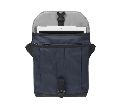 Сумка наплечная VICTORINOX Altmont Original Flapover Digital Bag, синяя, нейлон, 26x10x30 см, 7 л