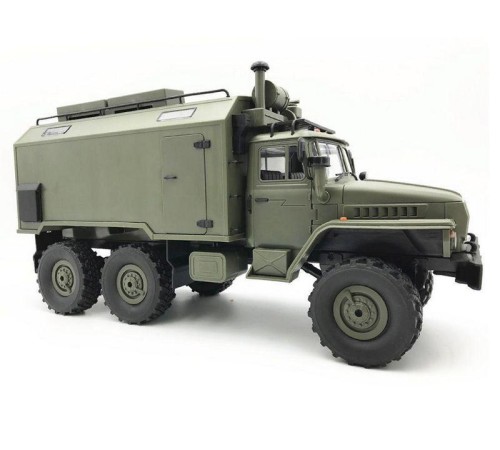 Радиоуправляемая машина WPL УРАЛ (зеленый) 6WD 2.4G 1/16 KIT
