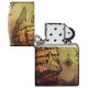 Зажигалка Zippo Pirate Ship с покрытием White Matte, латунь/сталь, белая, матовая, 38x13x57 мм