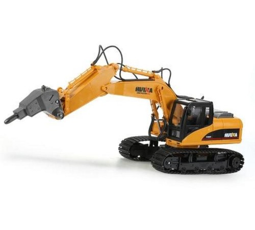 Радиоуправляемый экскаватор c отбойным молотом HUI NA TOYS 2.4G 16CH 1/14 RTR