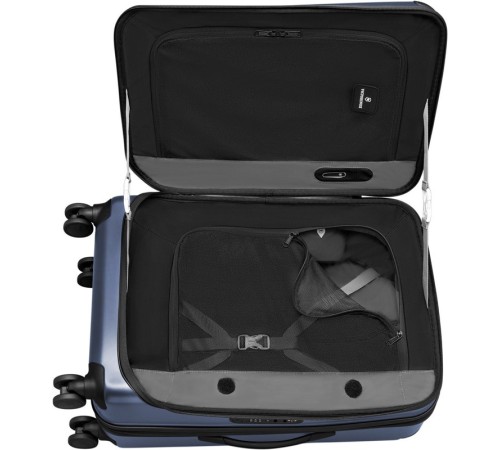 Чемодан VICTORINOX Spectra™ 2.0 Expandable, синий, поликарбонат Bayer, 45x30x69 см, 62 л
