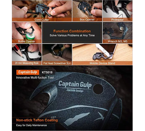 Брелок мультитул NexTool Captain Gulp KT5018