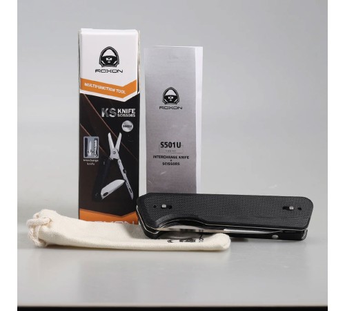 Нож многофункциональный Roxon KS KNIFE-SCISSORS, рукоять G10