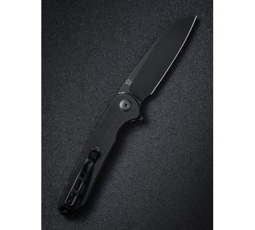 Складной нож SENCUT Kyril 9Cr18MoV Steel Black Stonewashed Handle G10 Black