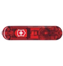 Передняя накладка для ножей VICTORINOX SwissLite 58 мм, пластиковая, полупрозрачная красная