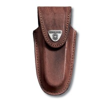 Чехол на ремень VICTORINOX для ножей 111 мм толщиной 5-8 уровней, кожаный, коричневый