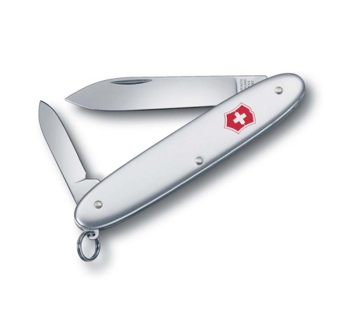 Нож перочинный VICTORINOX Excelsior, 84 мм, 3 функции, алюминиевая рукоять, серебристый