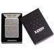 Зажигалка ZIPPO Armor® с покрытием Antique Silver, латунь/сталь, серебристая, 38x13x57 мм