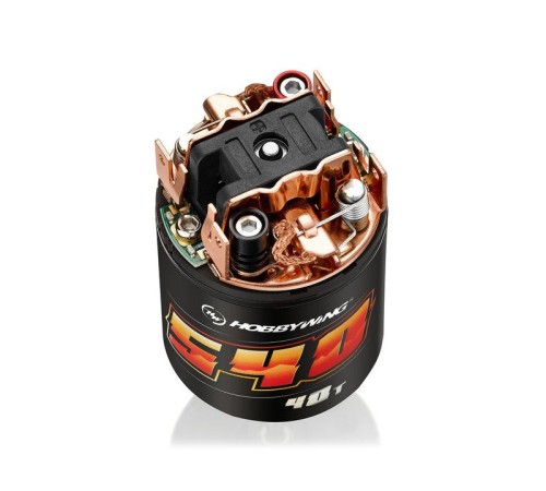 Коллекторный мотор Hobbywing QUICRUN Brushed 540-40T (40TKV, 3,175/16,3мм, 1/10)