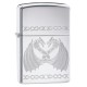 Зажигалка ZIPPO Dancing Dragons с покрытием High Polish Chrome, латунь/сталь, серебро, 38x13x57 мм
